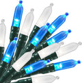 8ft Christmas LED String Lights, Waterproof Timer Lights