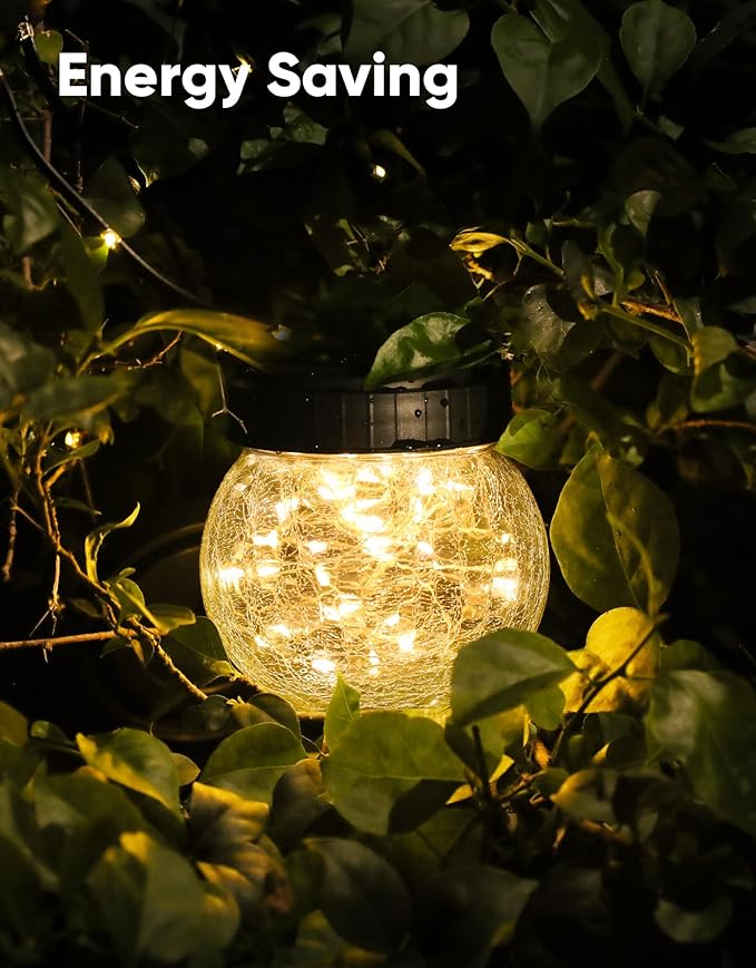 Globe Solar Lantern Set, Rustic Backyard Lighting
