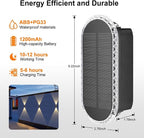 2-Pack Yard Solar Lights, Waterproof LED