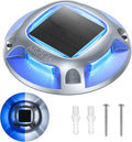 Solar Fence Lights, Cool White Waterproof LED