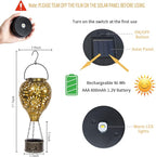 Charming Garden Solar Lanterns for Yard, Waterproof LED