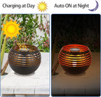 Backyard Solar Garden Lanterns, Decorative Waterproof LED