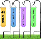 Heavy-Duty Shepherd's Hooks, 35" Garden