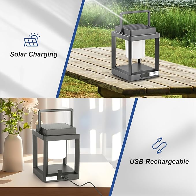 Garden Solar Lanterns, Waterproof LED Garden Lights