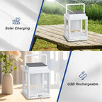 Solar Garden Lanterns, Patio Hanging LED Decor