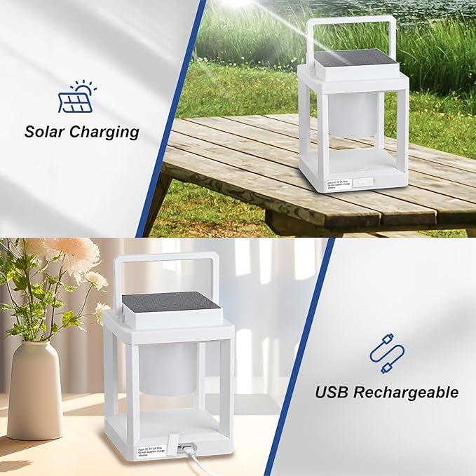 Solar Garden Lanterns, Patio Hanging LED Decor