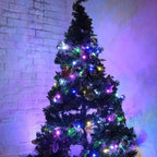 Christmas Patio String Lights 2-Pack, 18ft Waterproof