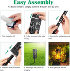 Solar Driveway Path Lights, Waterproof