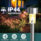 Warm White Solar Pathway Lights 20-Pack, Driveway LED