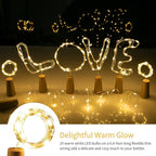 10-Pack 20 LED Christmas Twinkle Lights, Waterproof for Backyard