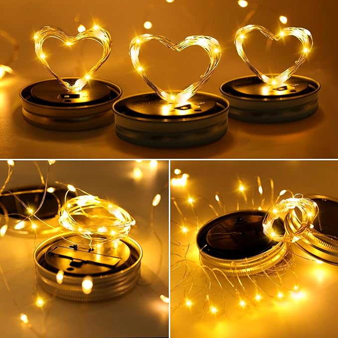 12-Pack LED Patio String Lights, Waterproof Outdoor