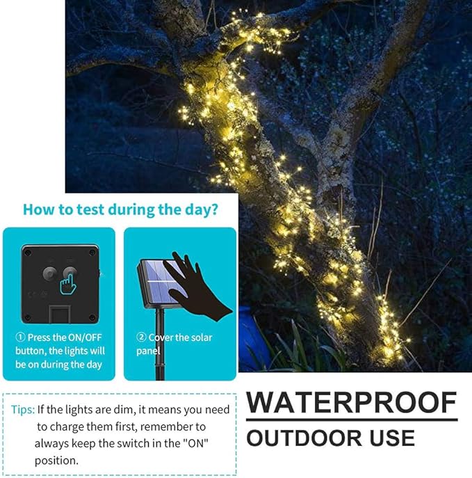 Solar Fairy Light Replacement Top, LED