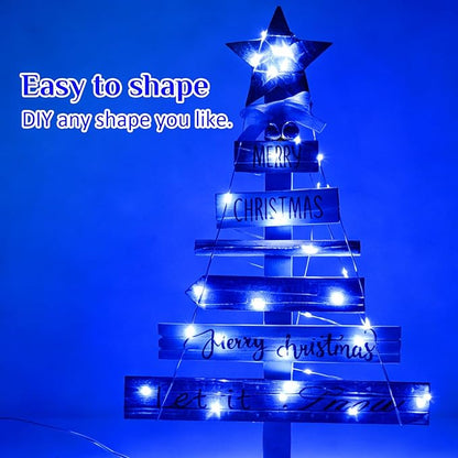 6-Pack 16ft LED Patio String Lights, Waterproof Outdoor