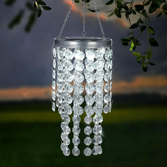 Backyard Solar Lanterns, Waterproof LED Outdoor Lights