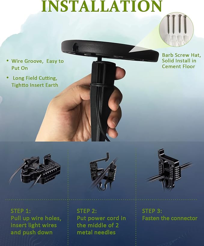 Solar Garden Path Lights 12-Pack, Waterproof