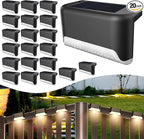 20-Pack Solar Dock Lights, Outdoor LED