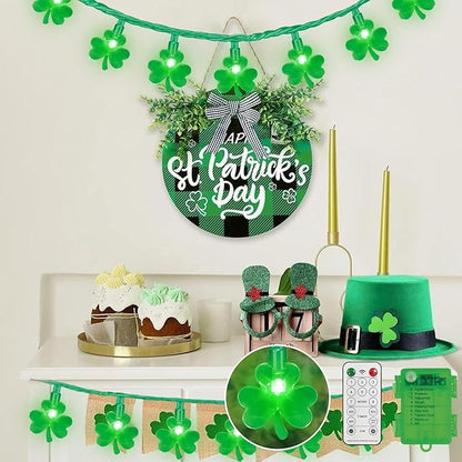 16ft Green Outdoor Edison String Lights, Weatherproof