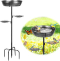 Classic Bird Bath & Feeder, Outdoor Metal