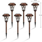 6-Pack IP65 Solar Landscape Lights for Yard