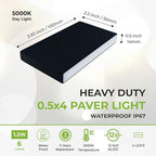 Solar Pathway Lights, IP67 Waterproof LED Yard Lights