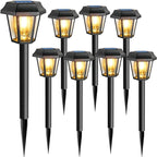 Solar Pathway Lights 8-Pack, Walkway LED
