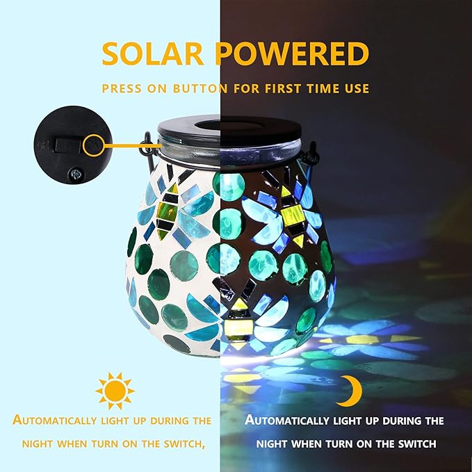 Bee Solar Lantern Set, Charming Porch Lighting