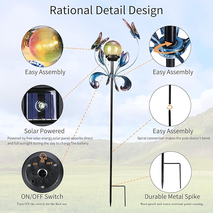Solar Pathway Lights, Garden LED