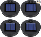 Hanging Solar Lantern Set 4-Pack, Classic Patio Lighting