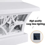 8-Pack Bright Solar Post Cap Lights for Fence, LED