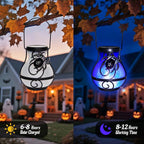 2-Pack Spider Solar Lanterns, Waterproof LED Backyard Lights
