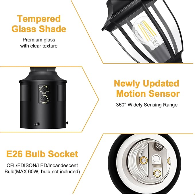 Pole Lantern with Planter, Solar Outdoor