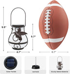 Courtyard Solar Hanging Lanterns 2-Pack, Charming Yard Decor
