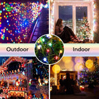 Christmas String Lights, 72ft 200 LED Waterproof Twinkle Lights