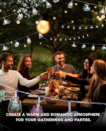 Christmas LED String Lights, Waterproof Timer Lights