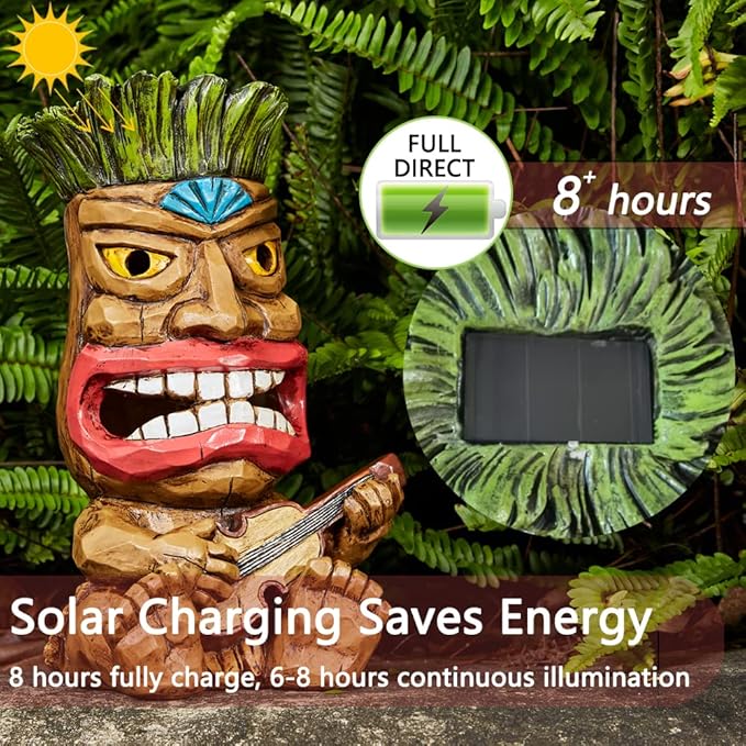 10.35" Garden Solar Lawn Figurine Light, Waterproof