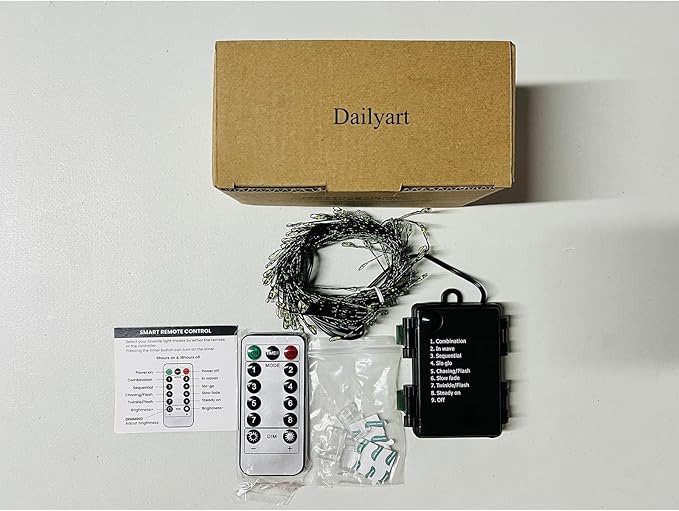 Christmas LED String Lights, Waterproof Timer Lights