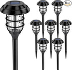 8-Pack Solar Landscape Lights for Yard