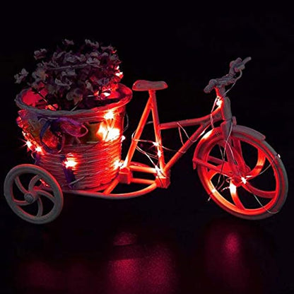 16-Pack 2ft Christmas LED String Lights, Waterproof Timer Lights