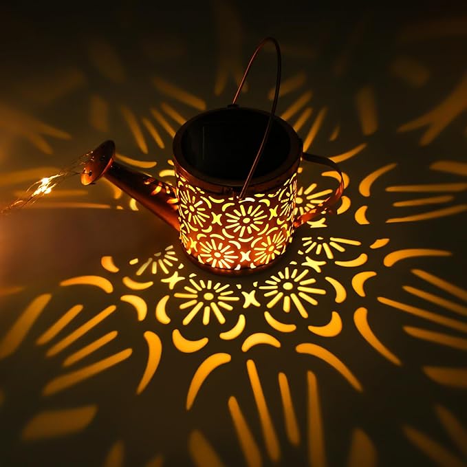 Solar Metal Garden Light, Waterproof Yard Decor