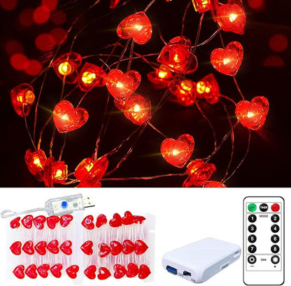 Christmas LED String Lights, Waterproof Timer Lights