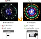 5-Pack Firework Starburst String Lights, 1000 LED Party