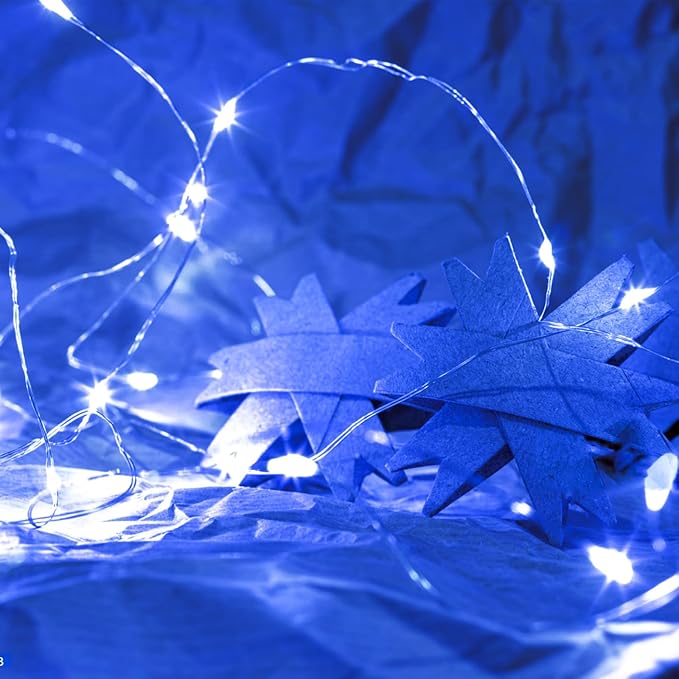Christmas Fairy Lights 4-Pack, 20ft 60 LED Battery Twinkle Lights