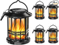 Backyard Solar Hanging Lanterns 4-Pack, Charming Backyard Decor