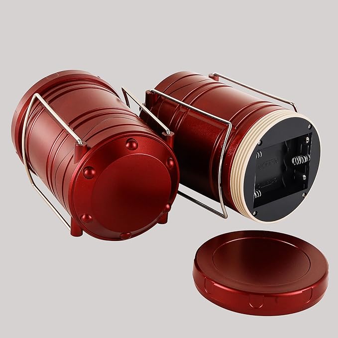 4-Pack Classic Garden Solar Lanterns for Garden, Waterproof LED