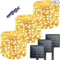 Battery Christmas Lights 3-Pack, 120ft Warm White Timer