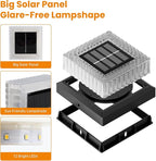 Solar Post Cap Lights for Patio, LED