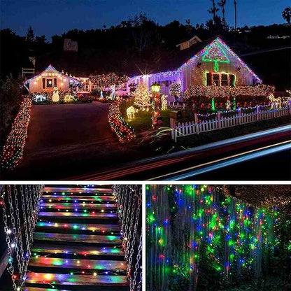 2 Pack Fairy Lights Solar Operated -39ft 100 LED Silver Wire String Lights Waterproof Mini Firefly Lights for Bedroom, Wedding, Mason Jars, DIY, Crafts, Christmas Garlands, Party Decor