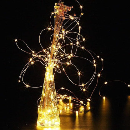 4 Pack 33Ft 100 Warm White Led Fairy Lights Battery Operated with Remote Control Timer Waterproof Silver Copper Wire Twinkle Lights