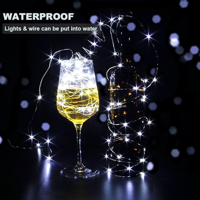 Christmas Twinkle Lights, 3ft Waterproof for Patio