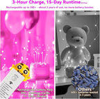16ft Christmas LED String Lights, Waterproof Timer Lights